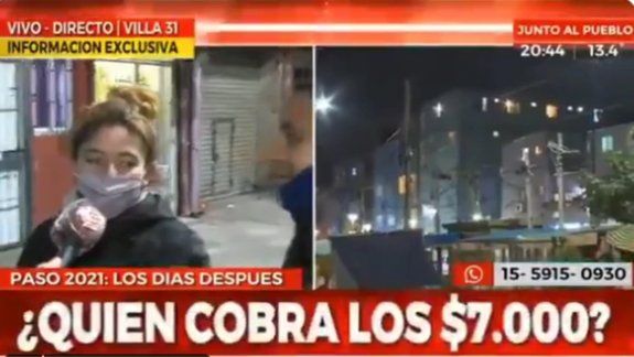 Vecina del Barrio 31 explicó por qué votó a Javier Milei