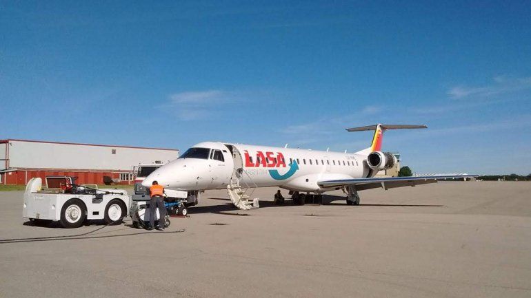 El primer avión de LASA llegará a Neuquén la semana que viene