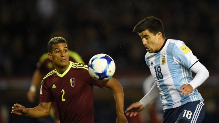 Acuña ingresó contra Venezuela y fue uno de los destacados del equipo.