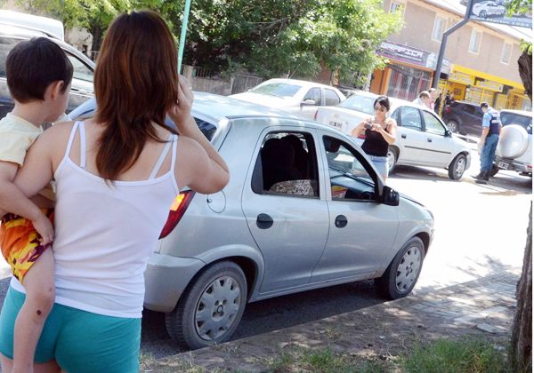 Varios choques en calles San Martín y Catriel