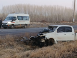 El accidente se produjo en Ruta 7, cerca de San Patricio del Chañar / Foto Gentileza