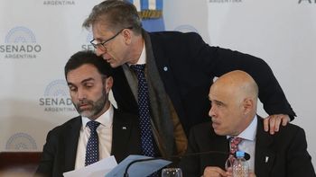 senadores Luis Juez, Esteban Atauche y Bartolomé Abdala. senadores Luis Juez, Esteban Atauche y Bartolomé Abdala.