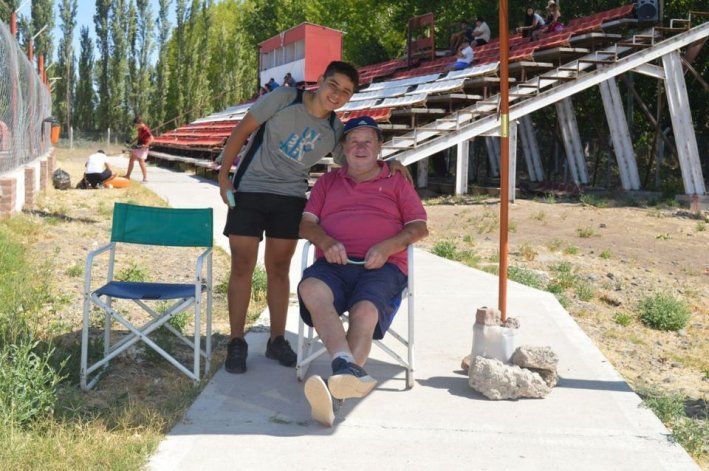 Muñoz siempre estaba dispuesto a dar una mano en el club de sus amores.