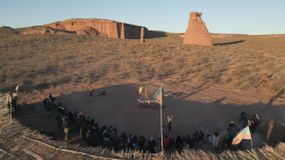 Desde 2024 que la comunidad mapuche Fvta Xayen realiza la ceremonia del Wiñoy Xipantv en el campo de la familia Galván, que reclama como territorio. | LM Neuquen Desde 2024 que la comunidad mapuche Fvta Xayen realiza la ceremonia del Wiñoy Xipantv en el campo de la familia Galván, que reclama como territorio.