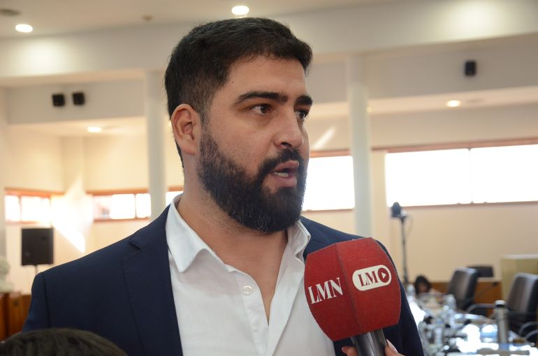 Santiago Galíndez, concejal del MPN. Santiago Galíndez, concejal del MPN.