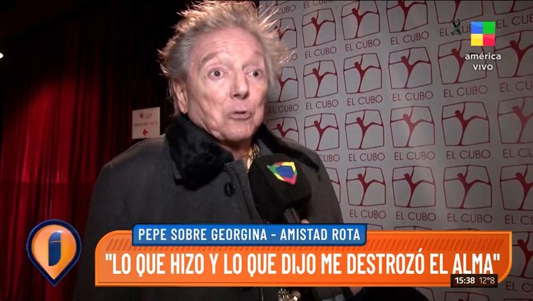 El duro descargo de Pepe Cibrián contra Georgina: Me destrozó el alma