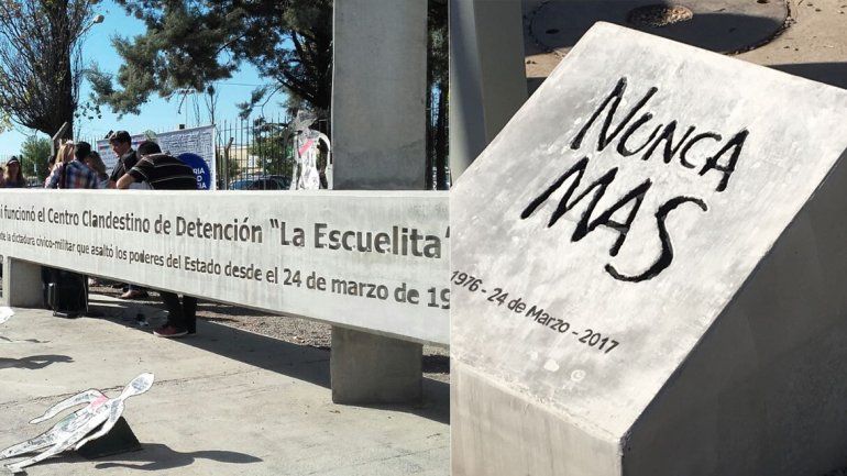 El Tótem Memoria sumó una placa del Nunca Más