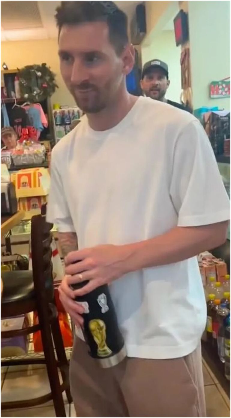 El sticker de Lionel Messi El sticker de Lionel Messi