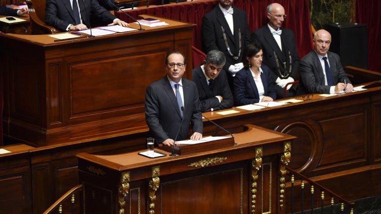 El presidente François Hollande
