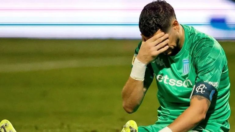 Gabriel Arias preocupa en Racing Gabriel Arias preocupa en Racing