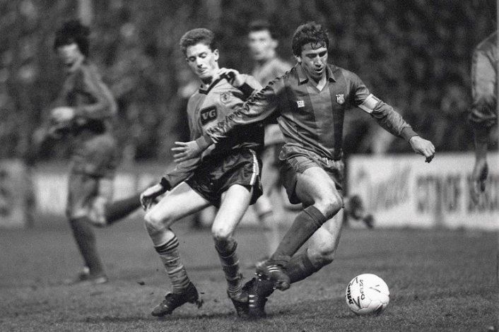 Víctor Múñoz, jugador del Barcelona en la época que por allí pasó Diego