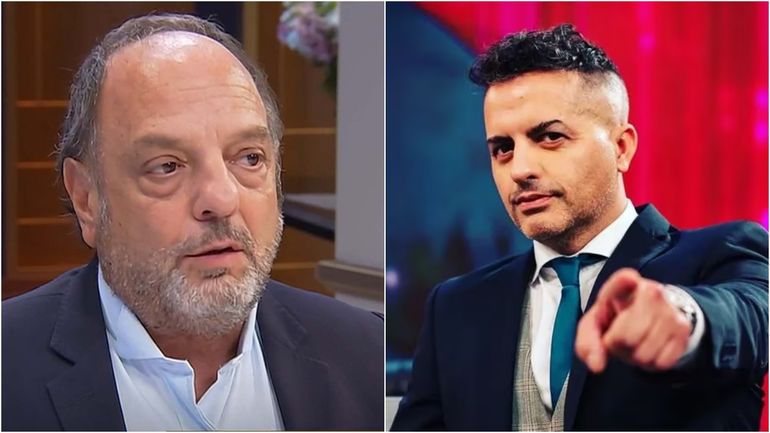 ¡Guerra! Angel de Brito cruzó fuerte a Baby Etchecopar en América