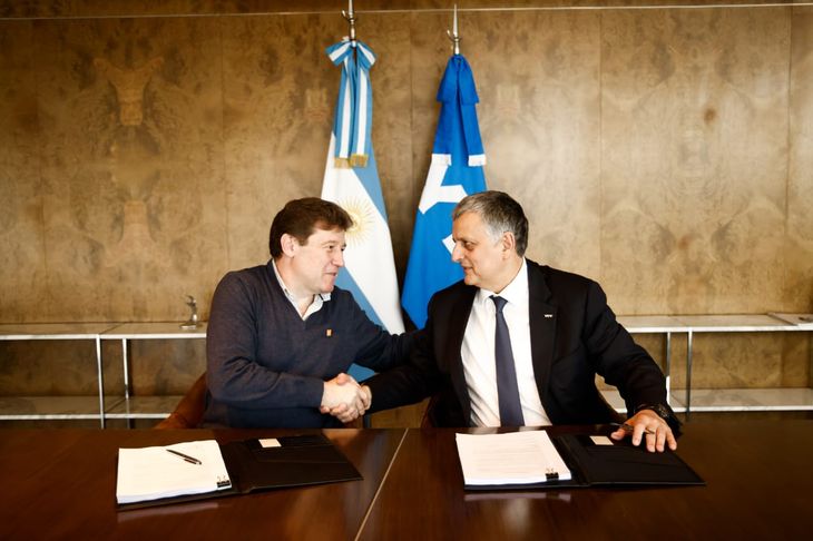 Mellela y Marín, este martes en Buenos Aires. Mellela y Marín, este martes en Buenos Aires.