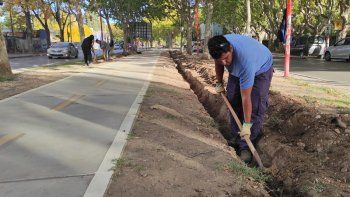 la bicisenda sobre calle alem ya tiene un 70% de avance la bicisenda sobre calle alem ya tiene un 70% de avance
