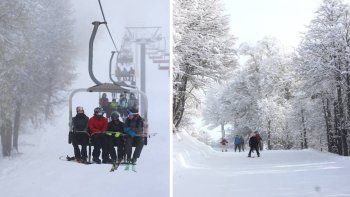 Cayó la nieve al cerro Chapelco y es un éxito. Temporada de invierno 2025. / Fotos Gentileza @fotiarchapelco
