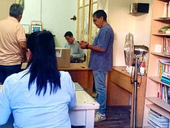 La Junta Electoral del Partido Justicialista estaba reunida esta mañana en Roca 235 de Neuquén capital.