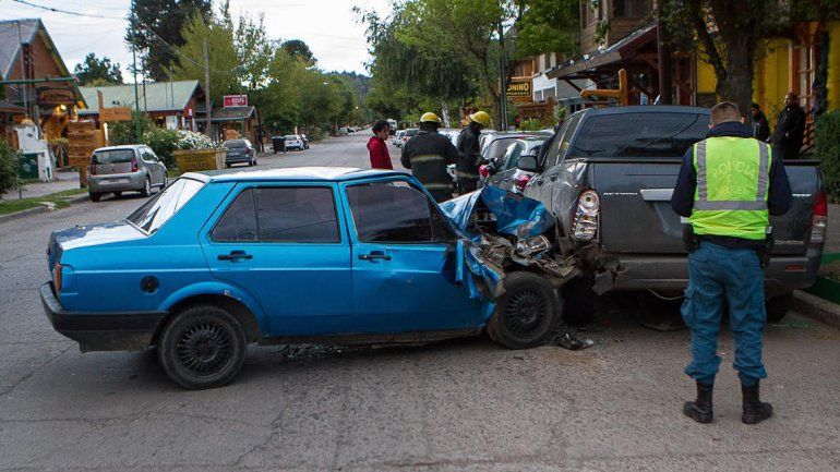 Un herido tras un choque en el pleno centro