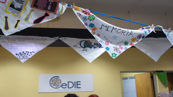 Memoria: 50 pañuelos a 50 años del golpe de Estado, acto organizado por el CPE de Neuquén, el 25 de marzo de este año. Memoria: 50 pañuelos a 50 años del golpe de Estado, acto organizado por el CPE de Neuquén, el 25 de marzo de este año.