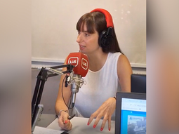 La ministra Leticia Esteves pasó por los estudios de LU5 La ministra Leticia Esteves pasó por los estudios de LU5