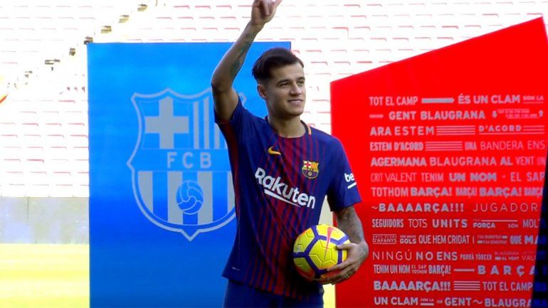 Coutinho fue presentado en el Barcelona: Cumplí mi sueño