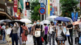 Japón: récord de casos de coronavirus en Tokio