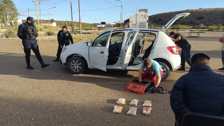 Banda acopiaba droga en el Alto Valle y operaba en Chubut