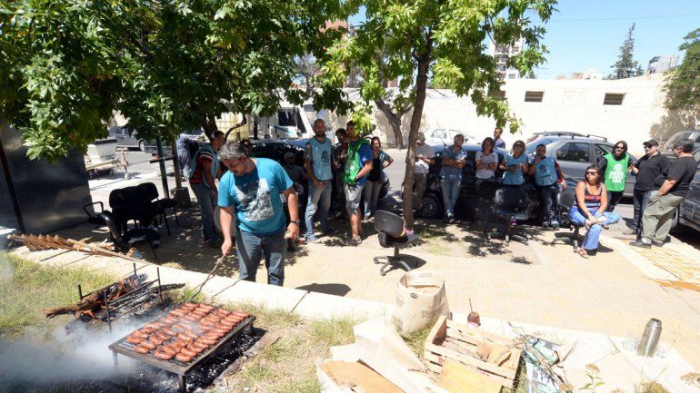 Trabajadores de ATE protestan en la Secretaría de Agricultura