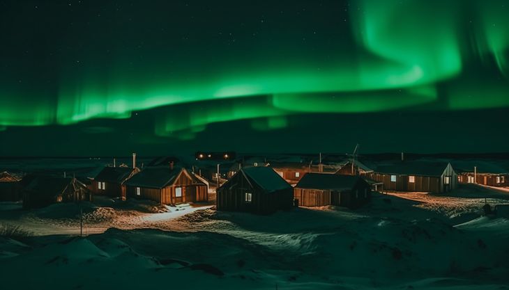 La mágica aurora boreal se hace presente en Noruega desde finales de septiembre y hasta la culminación de marzo. La mágica aurora boreal se hace presente en Noruega desde finales de septiembre y hasta la culminación de marzo.