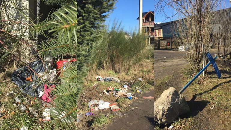 El drama de los vecinos que viven entre la basura en Villa La Angostura