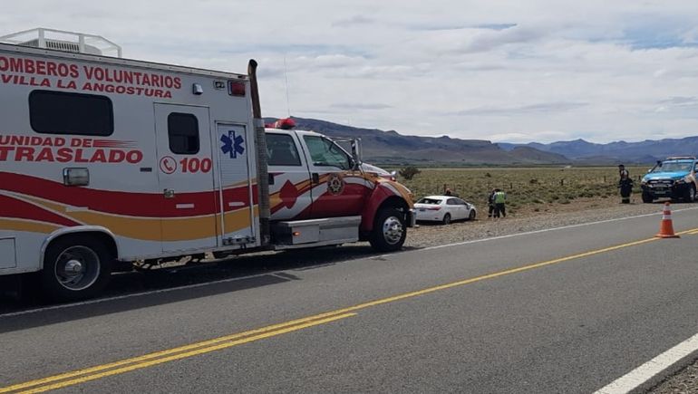 Otro vuelco en la Ruta 40: dos hombres hospitalizados