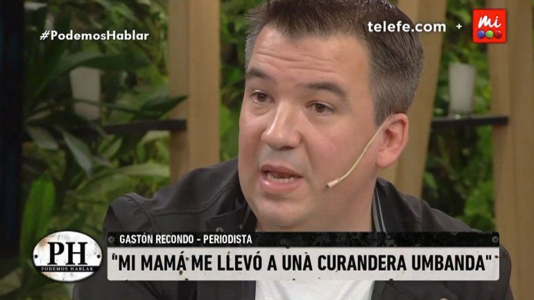 Recondo confesó que su madre lo metió en una secta umbanda.