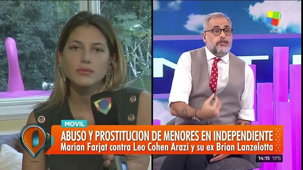 Marian Farjat: Cohen Arazi se ofreció a prostituirme