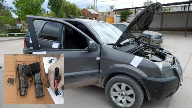 Secuestran camioneta y arma de un acusado de balear una casa