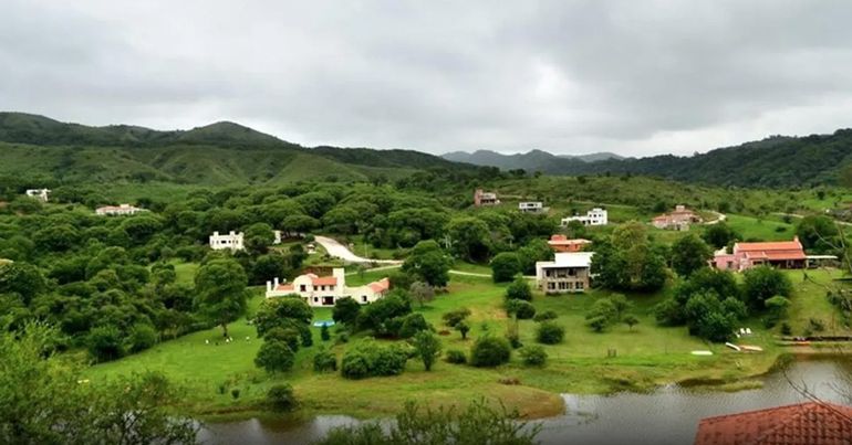 La imponente vista de la casa de Marcos Ginocchio. La imponente vista de la casa de Marcos Ginocchio.