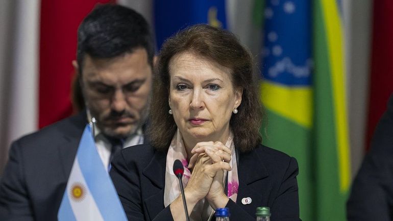 La ex canciller Diana Mondino, víctima del rastrillaje interno del Gobierno. La ex canciller Diana Mondino, víctima del rastrillaje interno del Gobierno.