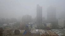 La neblina en la ciudad de Neuquén. La neblina en la ciudad de Neuquén.