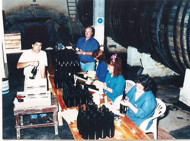 Año 1985, elaboracion de la sidra Año 1985, elaboracion de la sidra