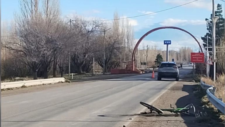 El trágico accidente se produjo en la ruta 43 de Santa Cruz
