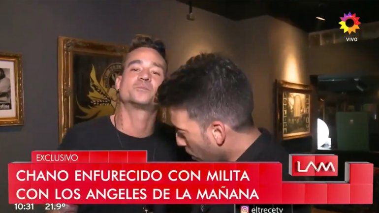 Chano descargó toda su furia contra Milita Bora y de paso le pegó a Ángel de Brito