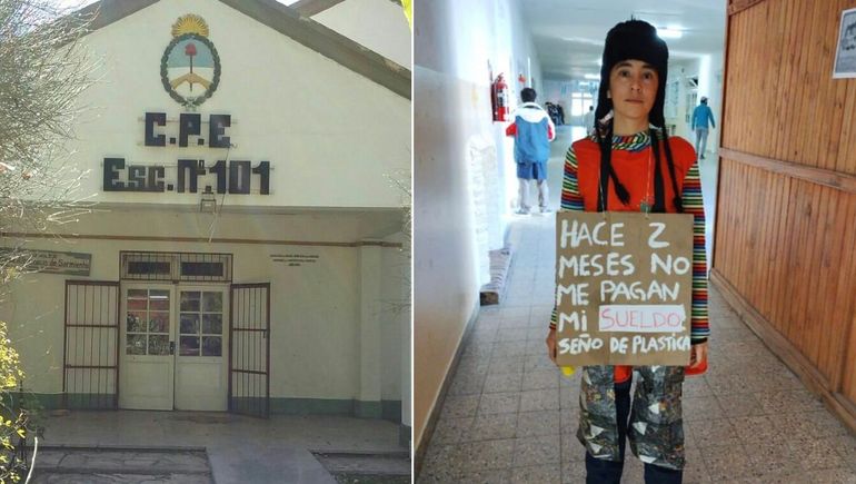 La respuesta de los alumnos ante el reclamo salarial de una maestra