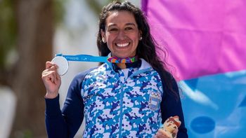 Nadia Riquelme ganó la medalla de plata en Lima 2019. Nadia Riquelme ganó la medalla de plata en Lima 2019.