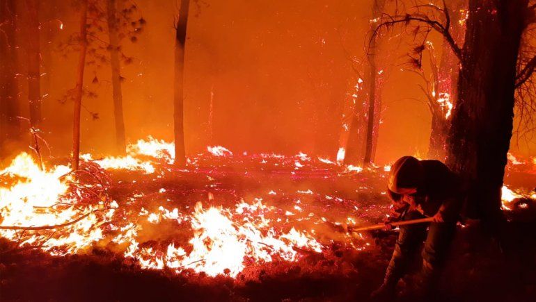 Se desató un incendio en una estancia próxima a Junín de los Andes