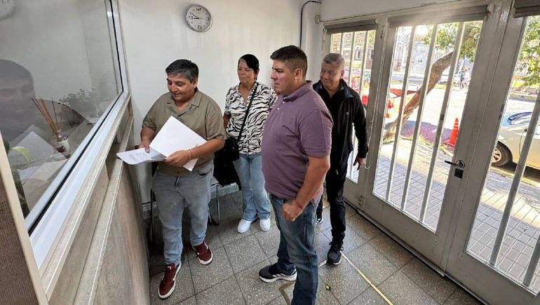 Carlos Quintriqueo en la Fiscalía Federal.