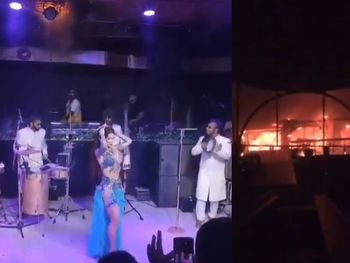 El fuego se inició en una de las lámparas de la discoteca y se expandió rápidamente por todo el lugar.