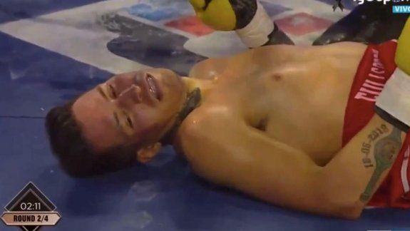 El terrible nocaut que mandó al hospital el sobrino del excampeón Matthysse