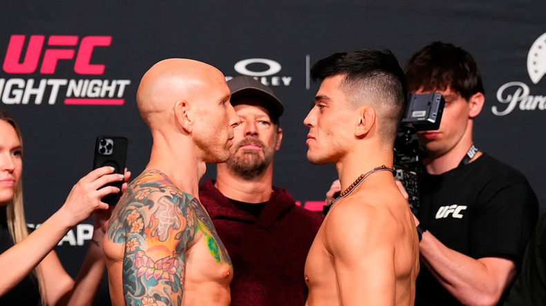 Kevin Vallejos vs. Josh Emmett, la pelea estelar de la cartelera de UFC. | LM Neuquen Kevin Vallejos vs. Josh Emmett, la pelea estelar de la cartelera de UFC.