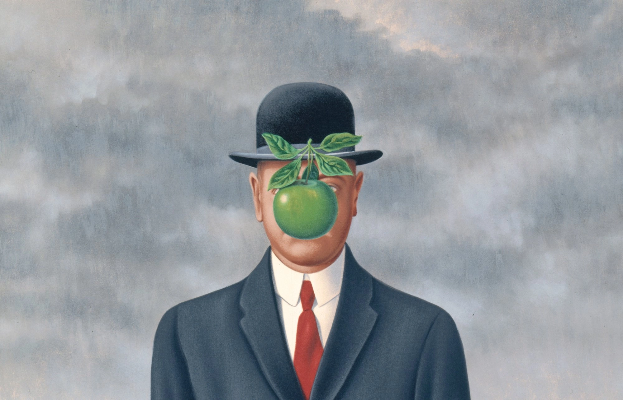 La manzana, un elemento recurrente en la obra del artista René Magritte que alude a la tentación e incluso la volatilidad emocional.