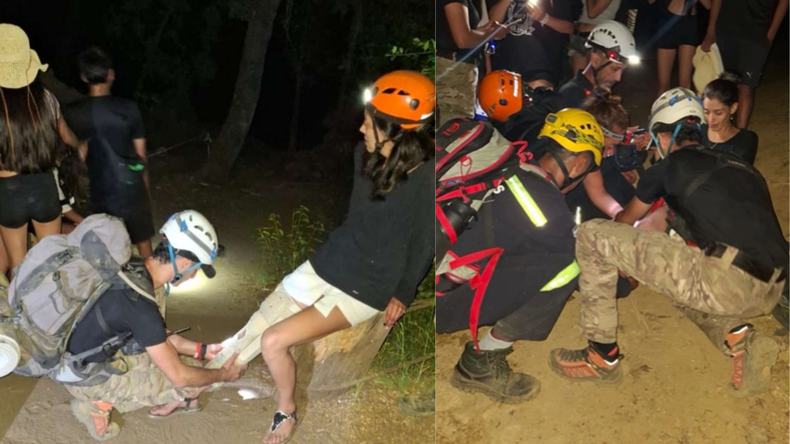 Una neuquina se lesionó camino al refugio Hielo Azul y se montó un impresionante operativo de rescate | LM Neuquen Una neuquina se lesionó camino al refugio Hielo Azul y se montó un impresionante operativo de rescate