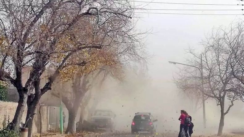 Alerta amarilla por viento fuerte: las cinco provincias afectadas