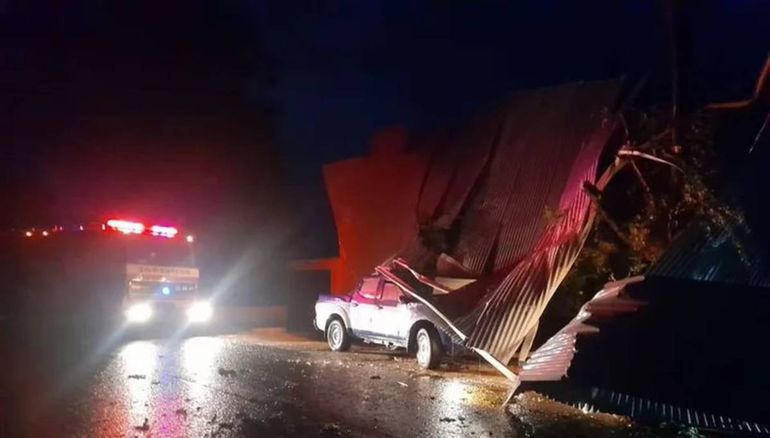 Córdoba: un temporal de lluvia y granizo obligó a suspender Jesús María